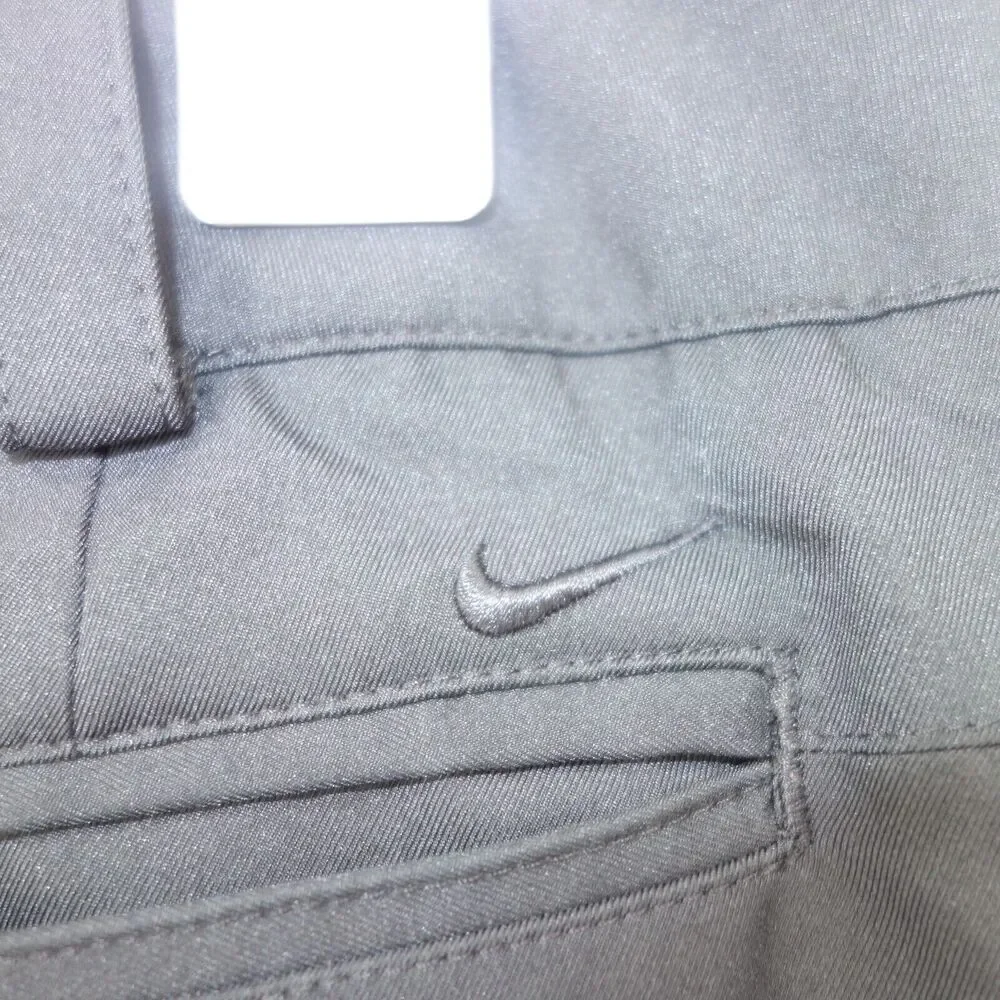 NIKE Golf Capri Pants Dri Fit Tour Performance Black Cropped Stretch Women's 12 - Picture 5 of 7